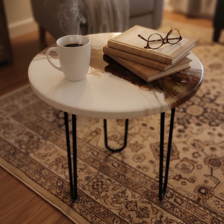 white river epoxy resin coffey table home decor white river epoxy resin coffey table home decor